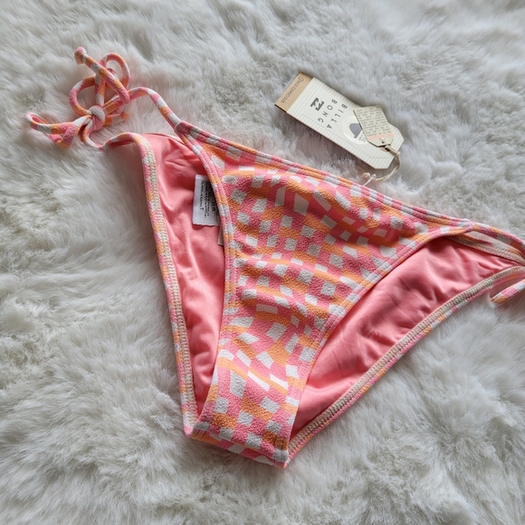 🪸BILLABONG ISLAND SONG TIE SIDE HIPSTER BIKINI BOTTOMS SIZE L/12 - Picture 4 of 5